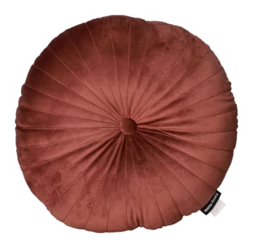 Decorative Round Velvet Cushion 40cm 