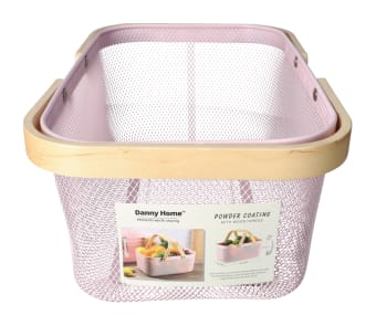 Mesh Stainless Steel Storage Basket 40cm