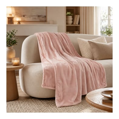 Super Soft Plush Throw Blanket 160cm