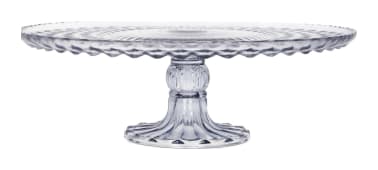 Glass Cake Stand 27cm - default