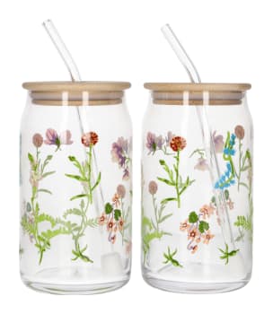 Cola Drinking Glass Cup 2pcs 500ml