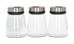 Glass Storage Spice Jars 3pcs 250ml