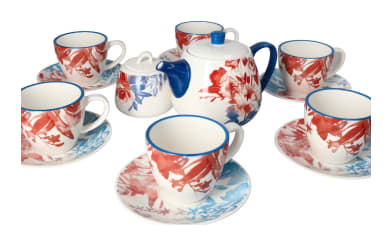 Porcelain Tea Set 16pcs  - default