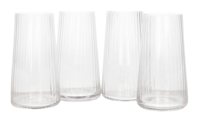 Cocktail Highball Glasses Set 4pcs 450ml