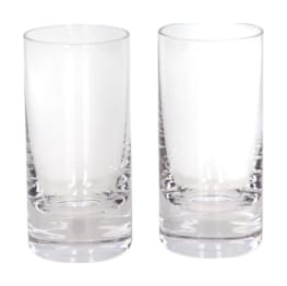 2Pcs Crystal Tumbler Tall Glasses 330ml