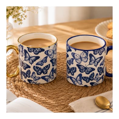 Porcelain Coffee Mug Set 2pcs 450ml