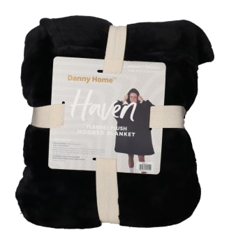  Flannel Plush Hooded Blanket 120cm