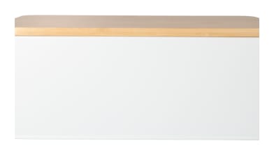 Steel Bread Bin with Bamboo Lid 33cm - default