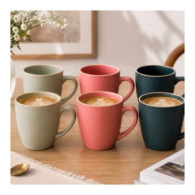 Coffee Mug Set 6pcs 320ml 