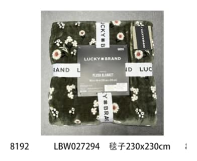Queen Plush Blanket 229cm  - default