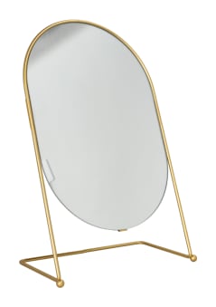 Gold Makeup Mirror 21.6cm