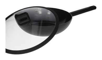 Non Stick Deep Wok With Lid 30cm - default