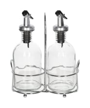  Oil &amp;Vinegar Dispenser Glass Bottle Set2Pcs