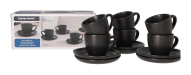 Espresso Cup And Saucer Set 12pcs