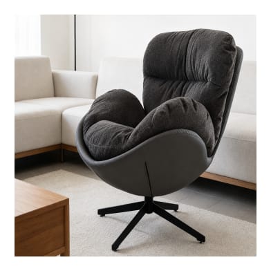 Swivel 360° Lounge Chair 87cm