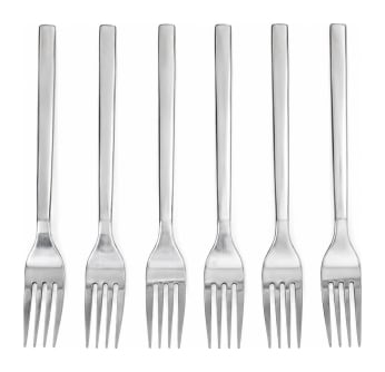 6Pcs Silver Dessert Fork 14.5c