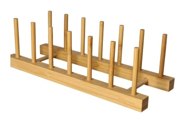 Bamboo Bowl Rack 30cm