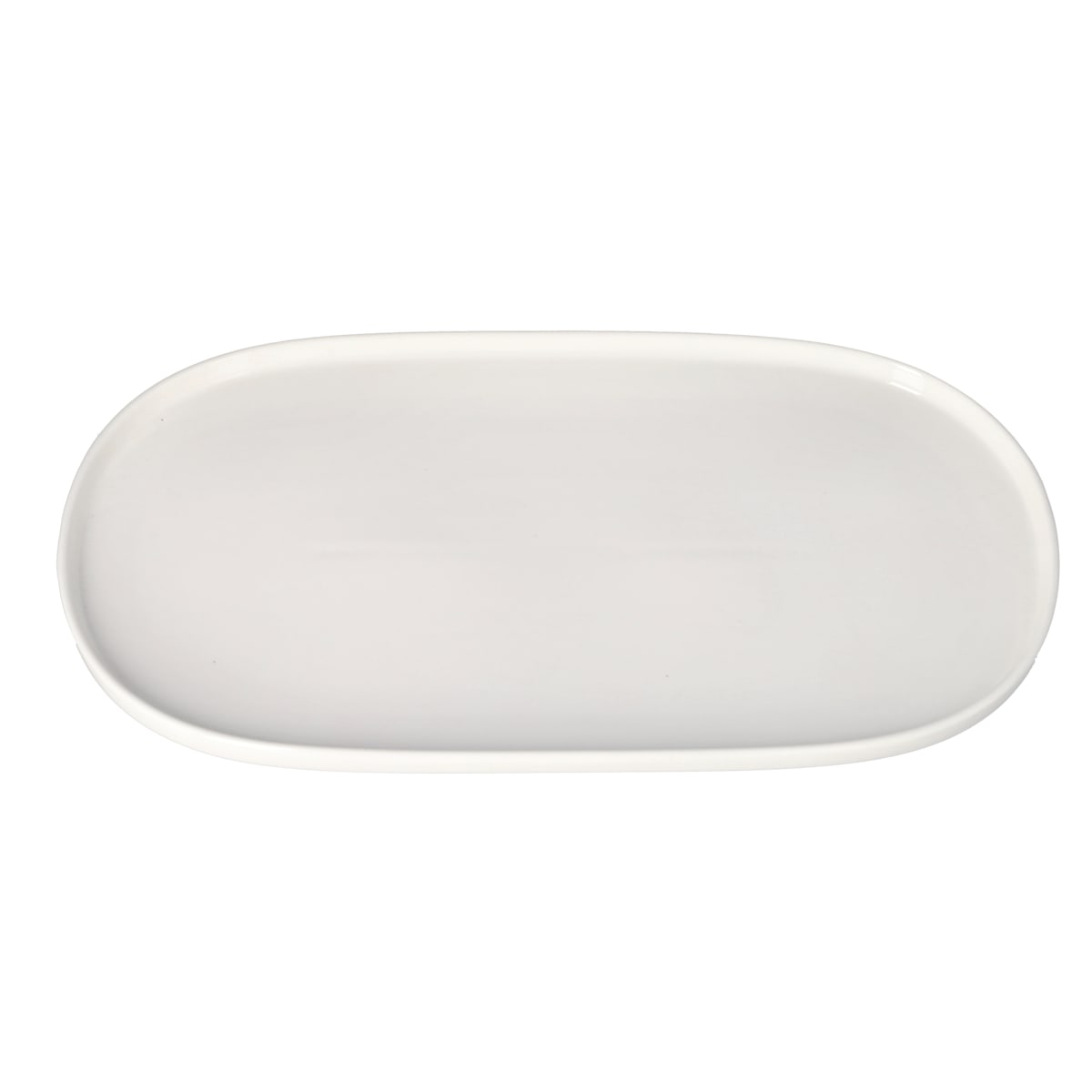 White Claire Flat Platter 39cm - default