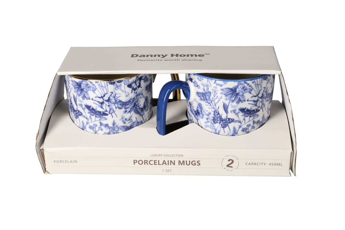 Porcelain Coffee Mug Set 2pcs 310ml  - default