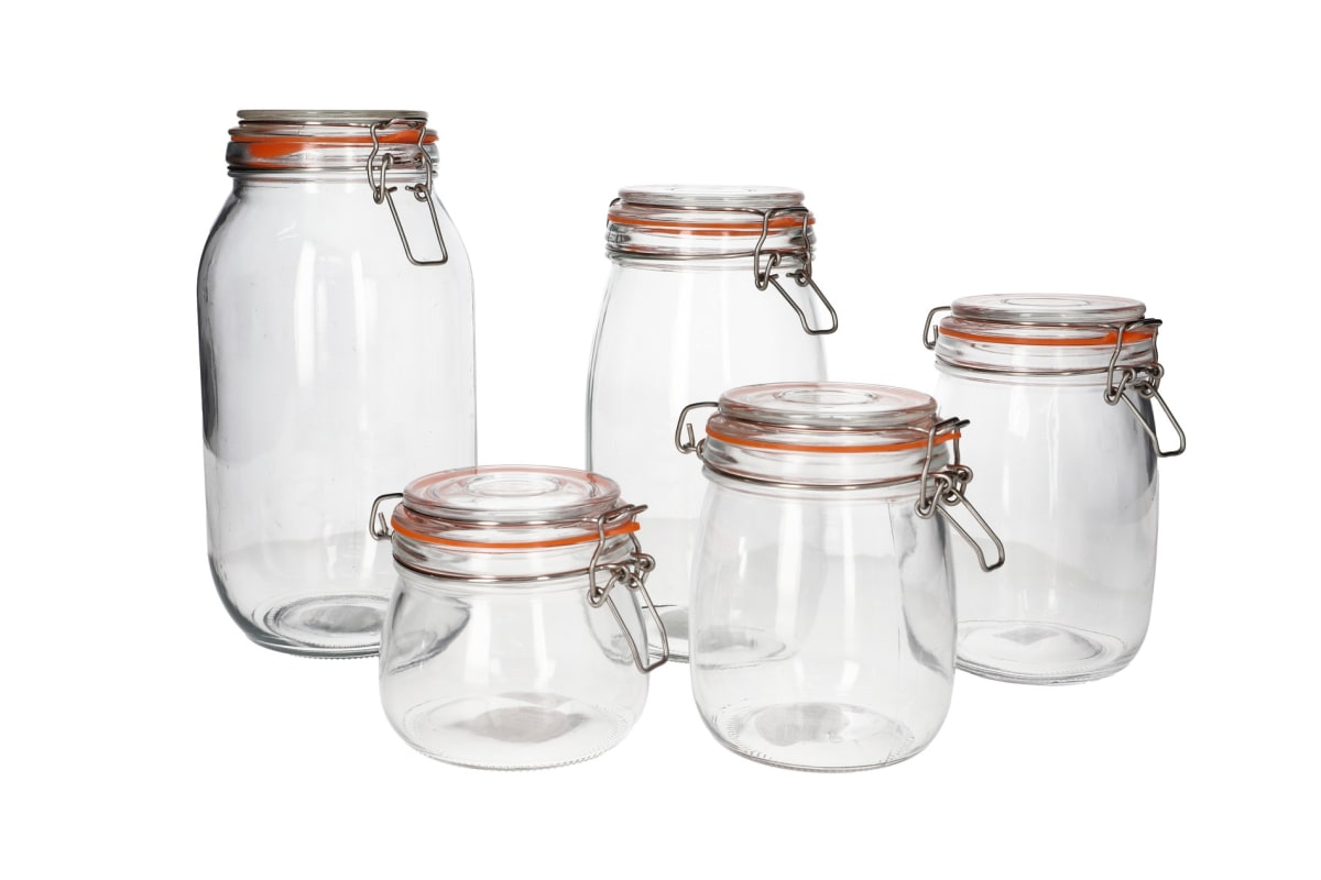 Mason Clip Lid Jar 1L - default