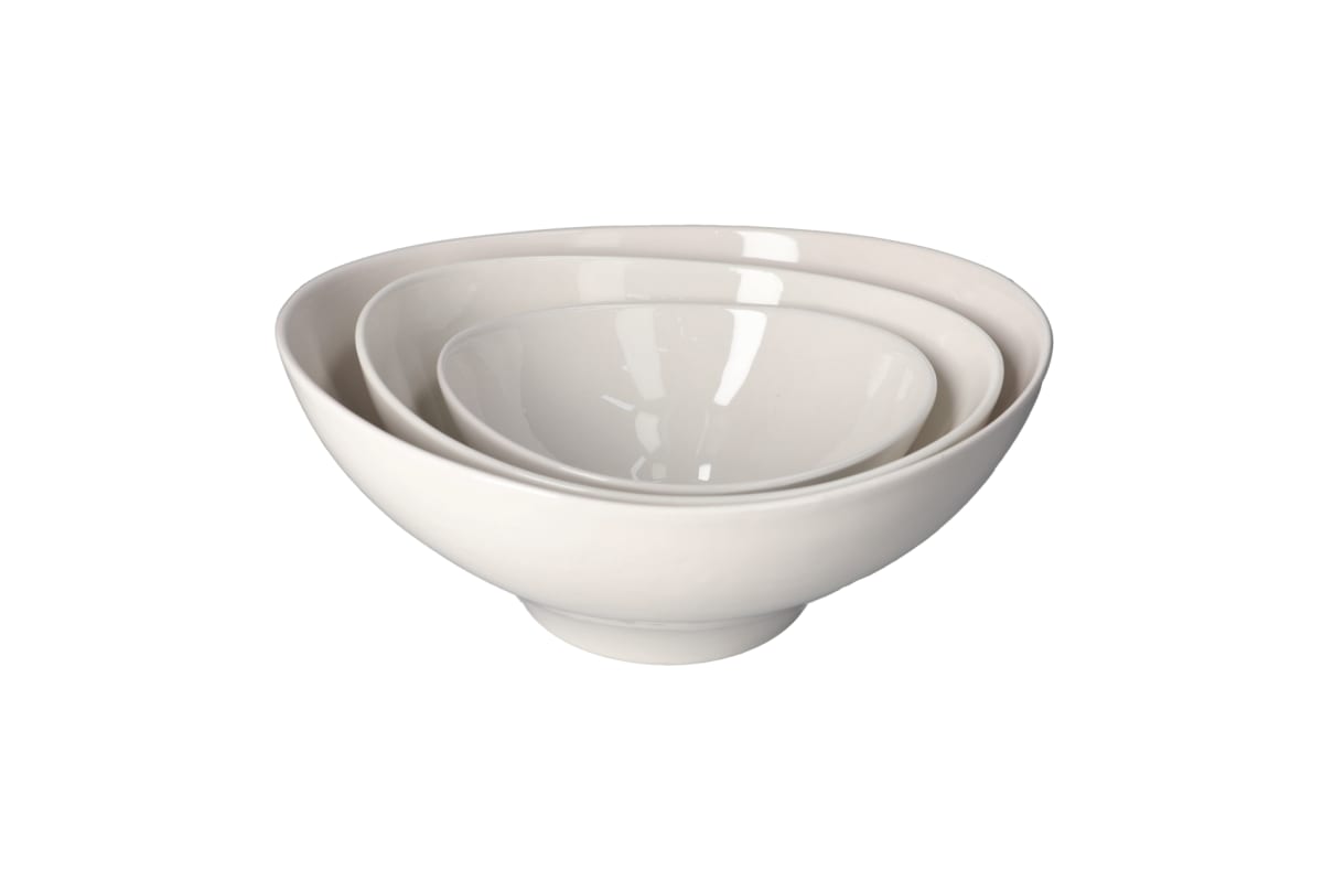Ceramic Oval Salad Bowl 25.4cm  - default