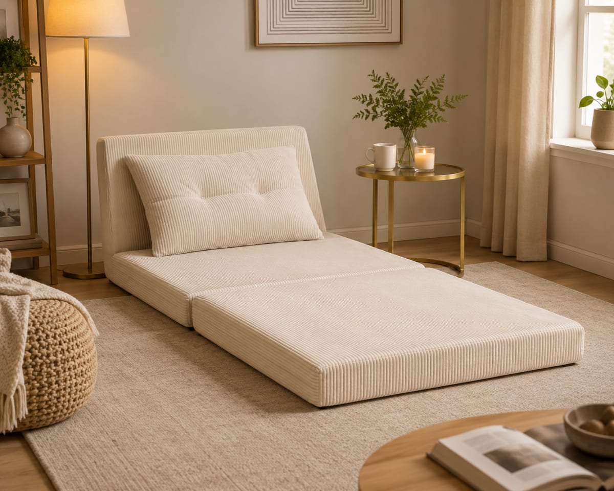 Foldable Single Compression Sofa Bed 90cm - default