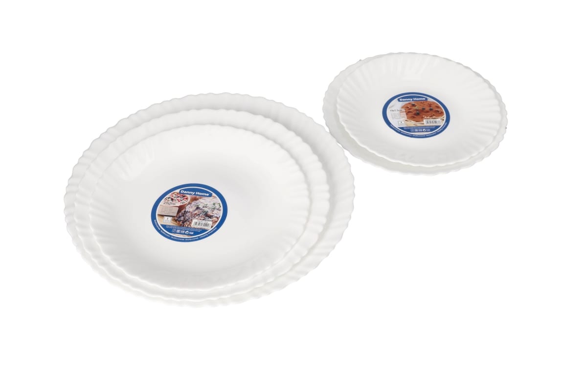 Opal Glass Platter Plate 30cm - default