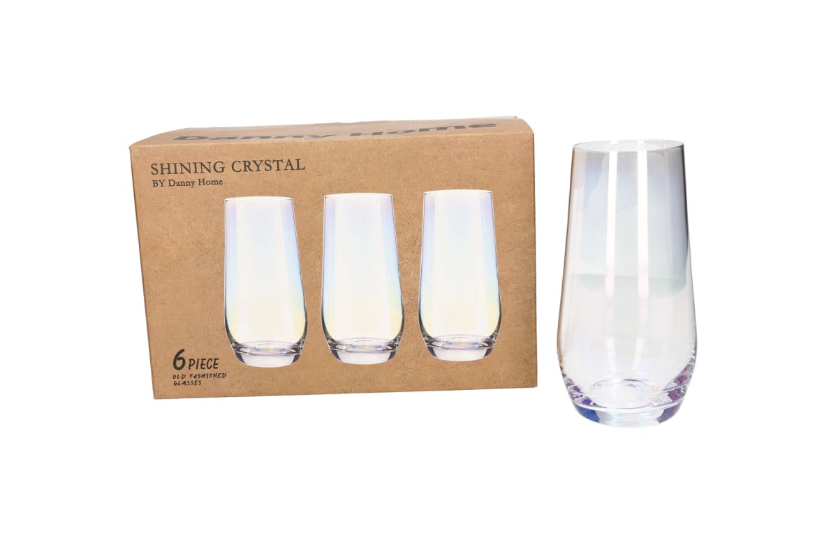 Tall Tumbler Glasses Set 6pcs 15.5cm - default