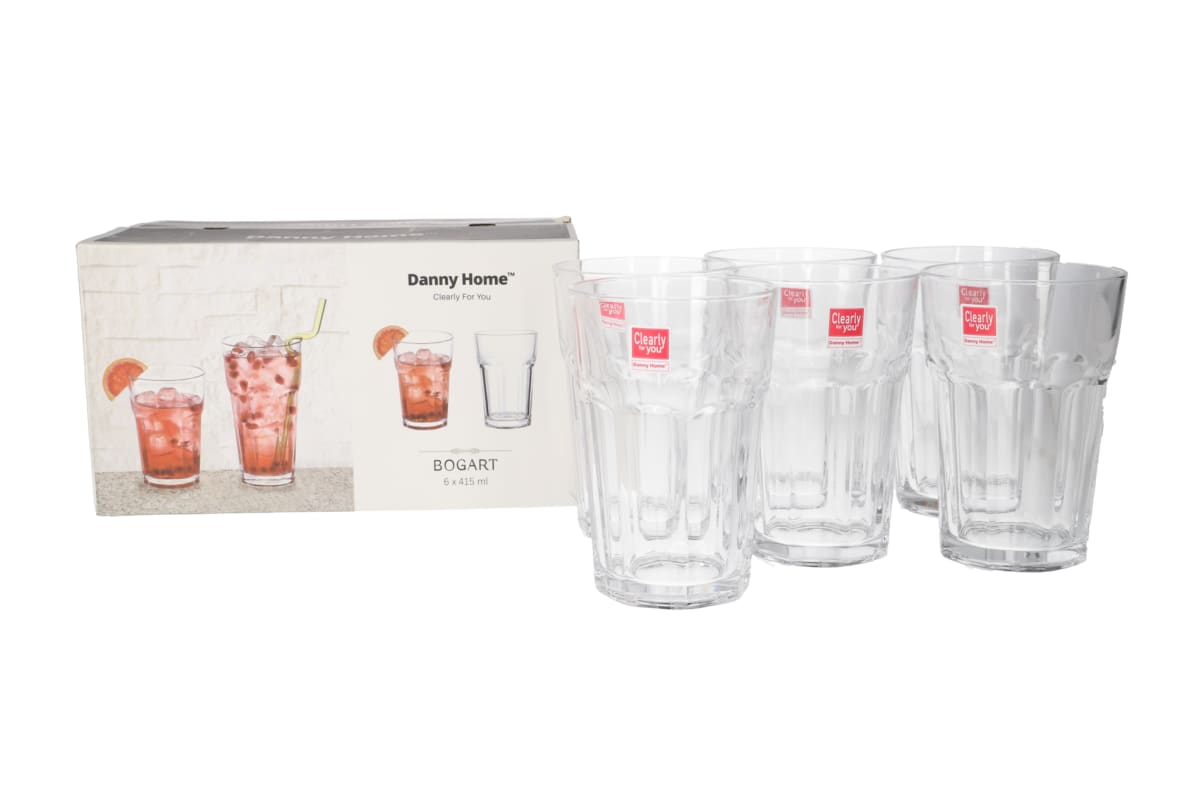 Bogart Glass Cup Set 6pcs 415ml  - default