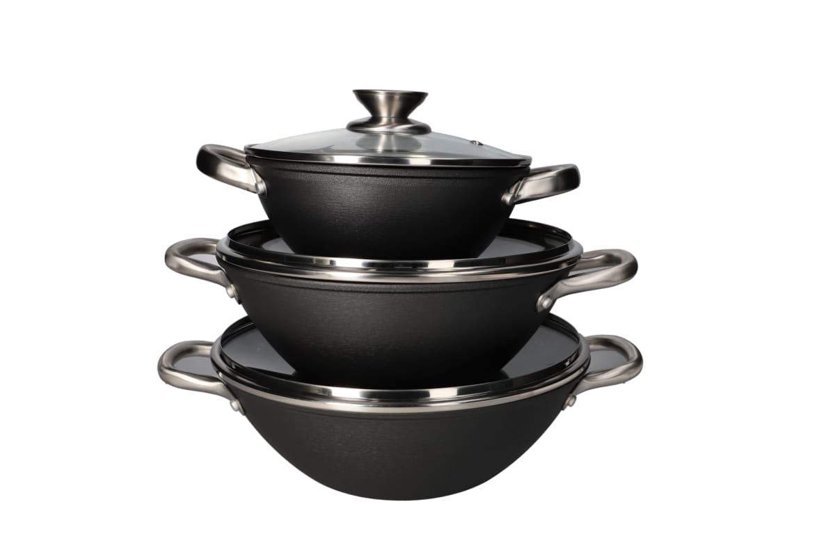 Cast-Iron Non-Stick Wok 35.5cm - default