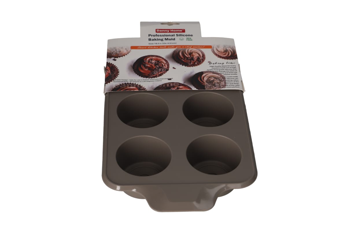 6 Cupcake Silicone Baking Mould 33cm  - default
