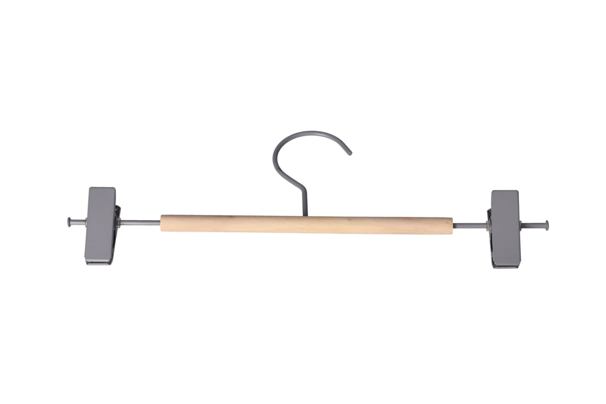 Wooden &amp; Metal Clothing Hanger 5pcs - default