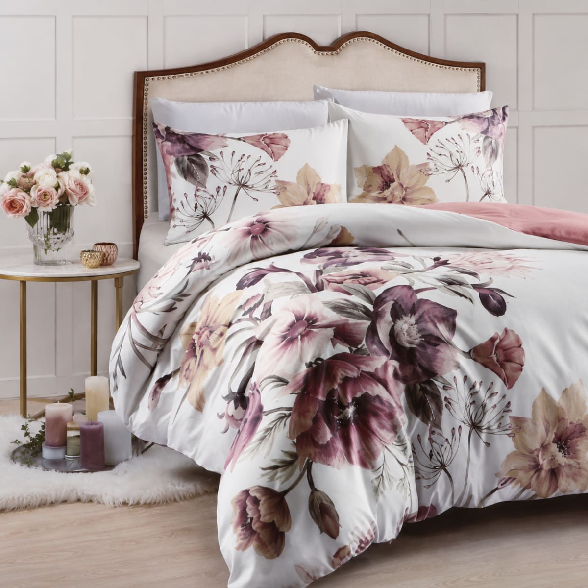 Polyester Queen Duvet Cover 3pcs Set - default
