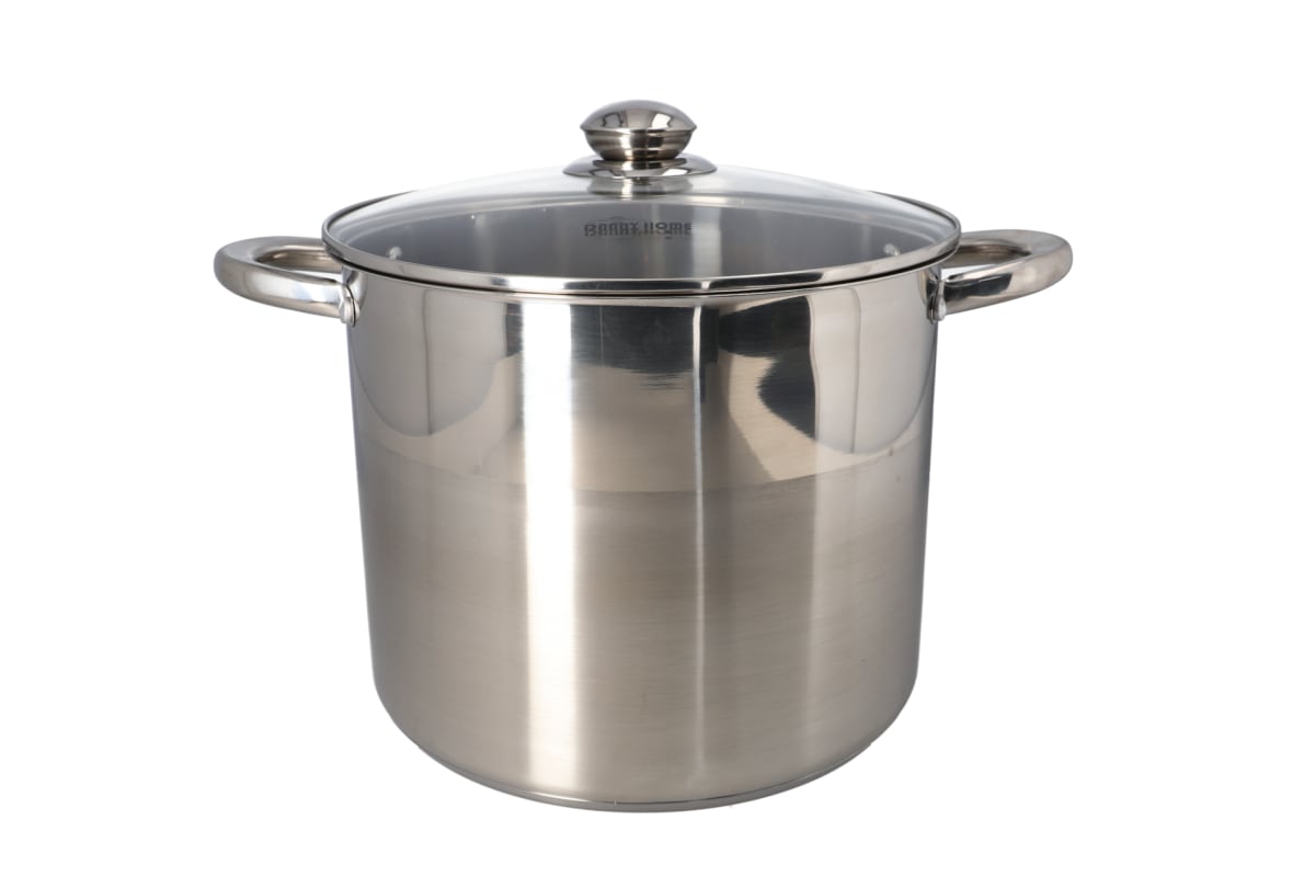 Stainless Steel Stockpot With Glass Lid 26cm - default