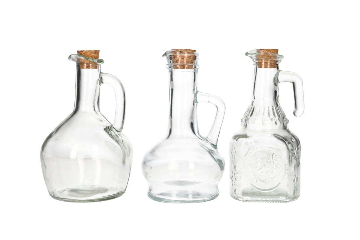Glass Oil &amp; Vinegar Bottle 400ml - default