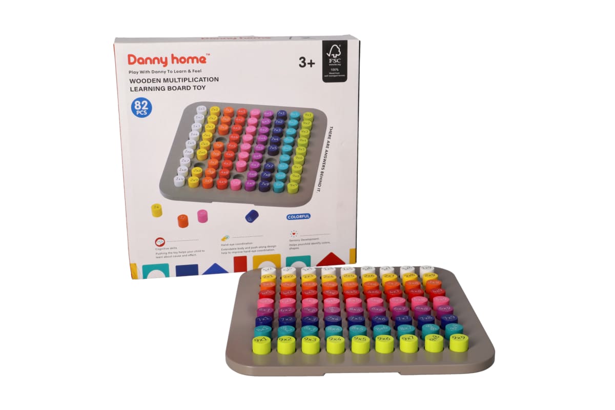 Wooden Number Learning Board Toy - default