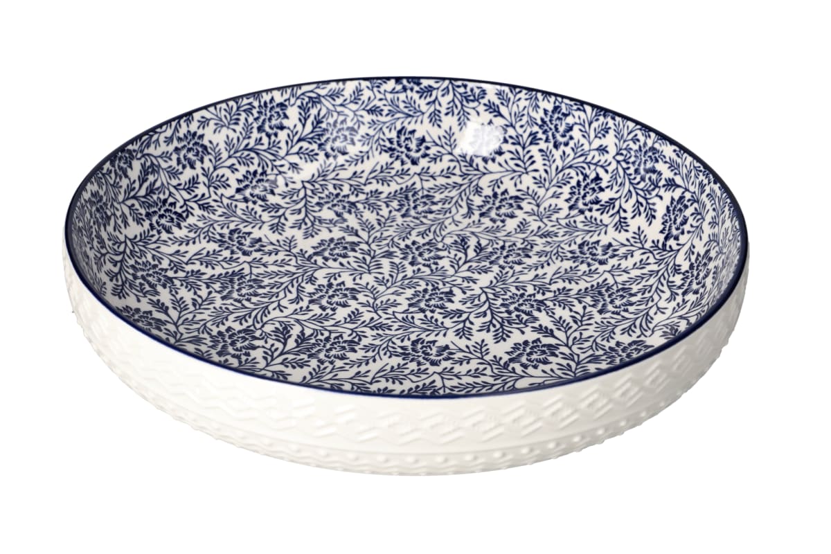 Floral Design Salad Bowl 31cm - default
