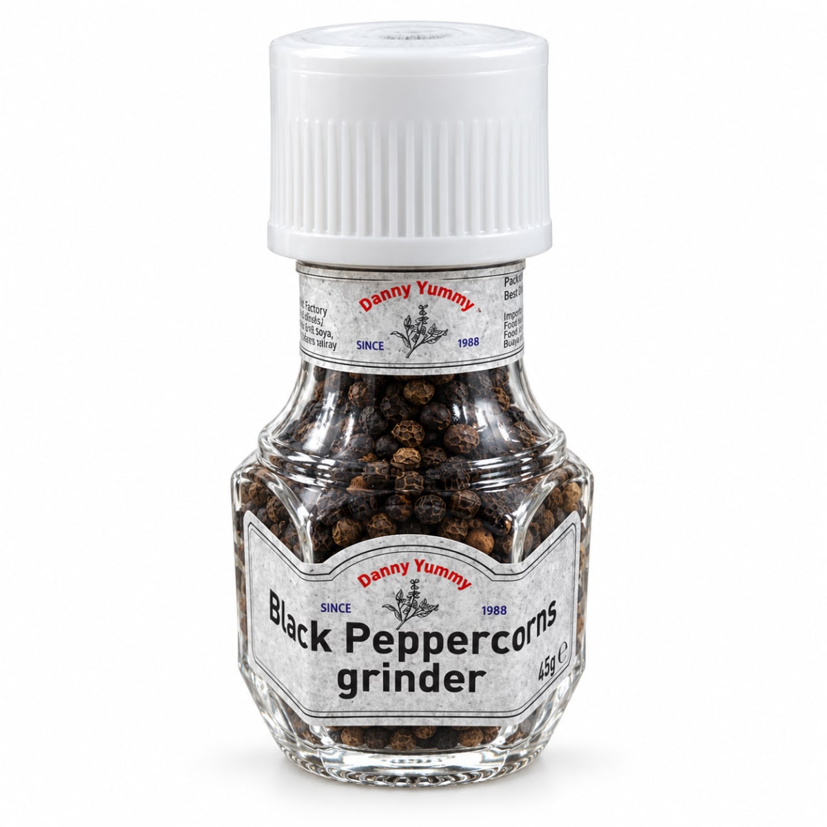 Black Peppercorns Grinder 45g - default