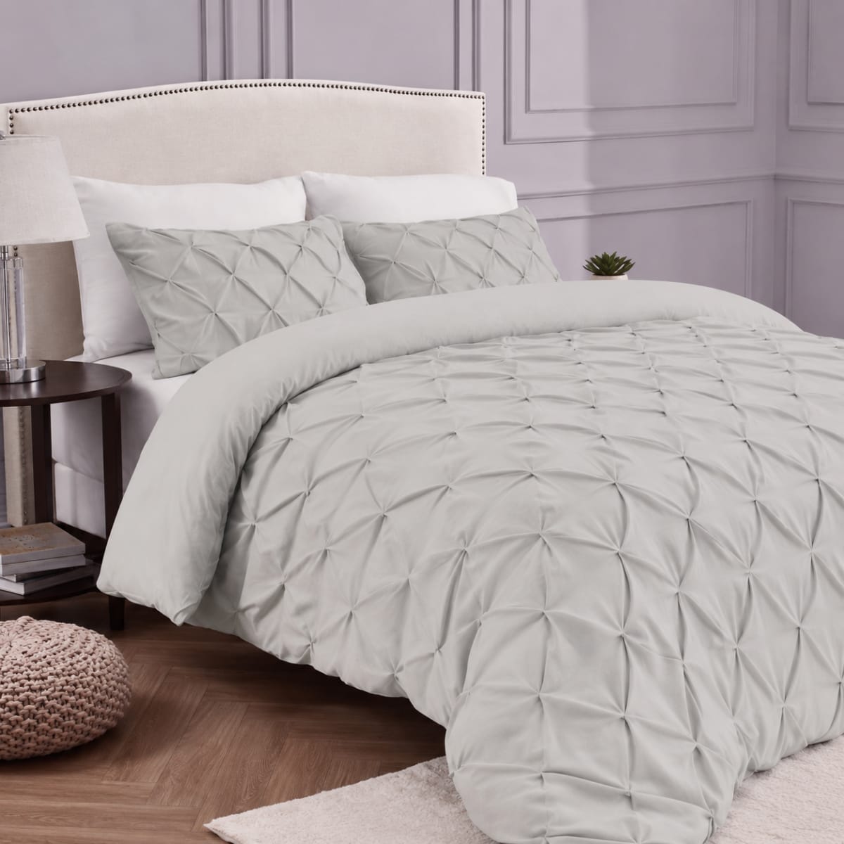 Polyester King Bed Duvet Cover 3pcs 260cm - default