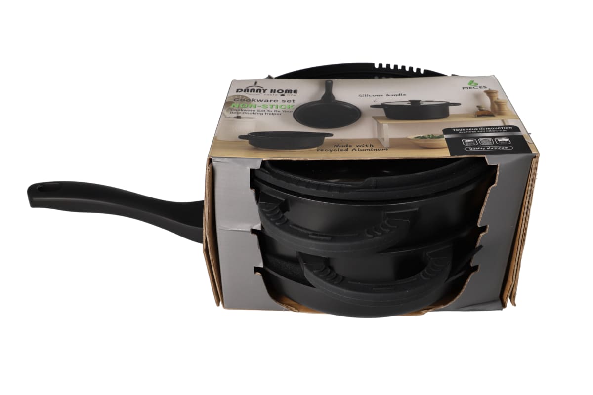 Aluminium Cookware Pots Set 6pcs - default