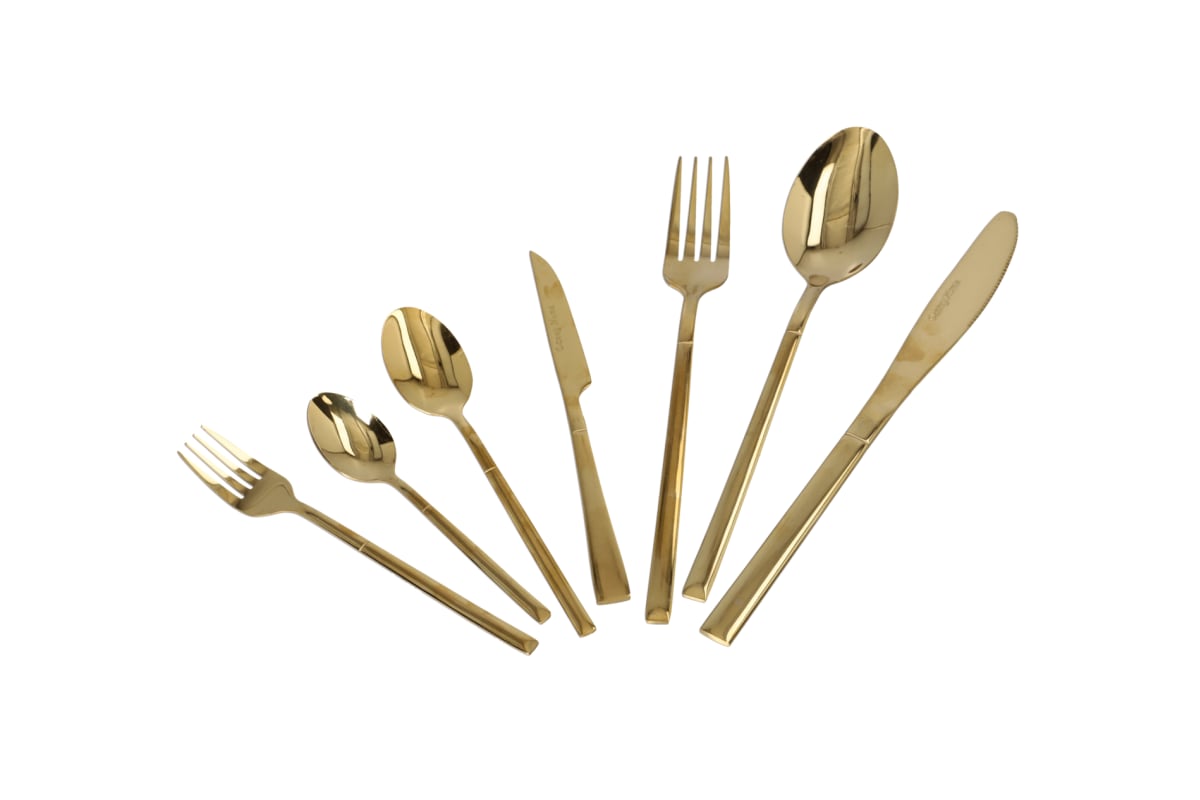 Gold Coffee Spoon 6pcs﻿﻿ 12.8cm - default