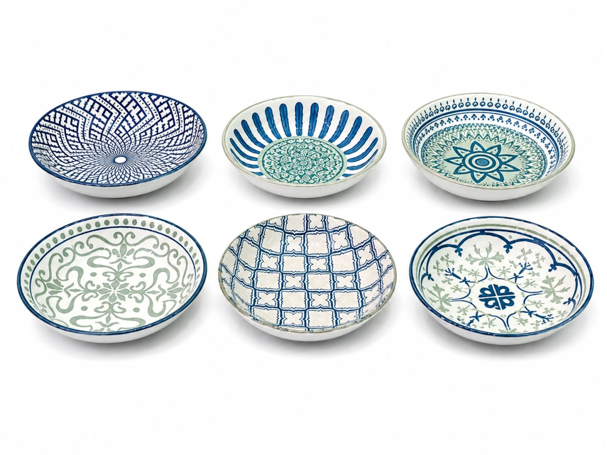 Bohemian Sauce Dish Set 6pcs 9.8cm - default