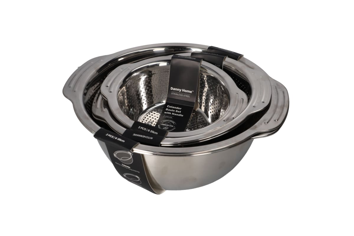 Drain Colander &amp; Basin Set 2pcs 20cm - default