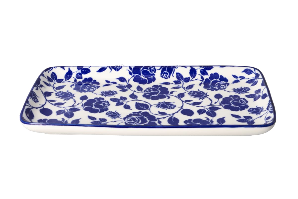 Floral Design Serving Platter 9" - default