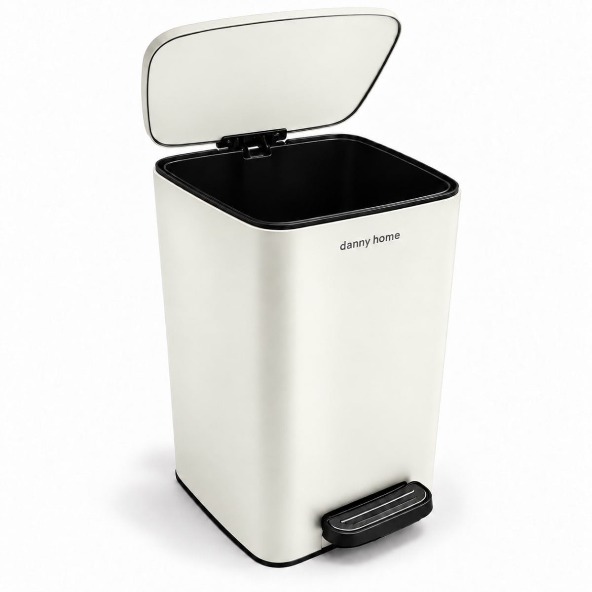 White Pedal Trash Bin 20L - default