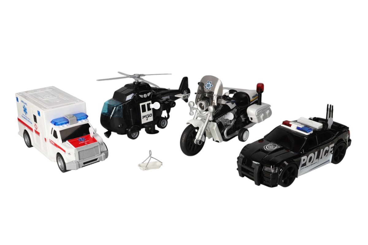 Police Emergency Rescue Set 6pcs - default