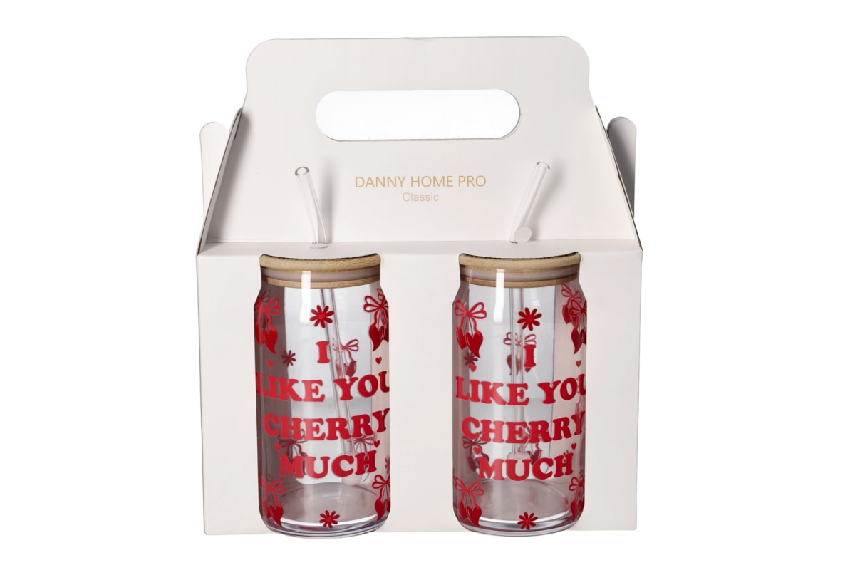 Cola Drinking Glass Cup 2pcs 500ml - default