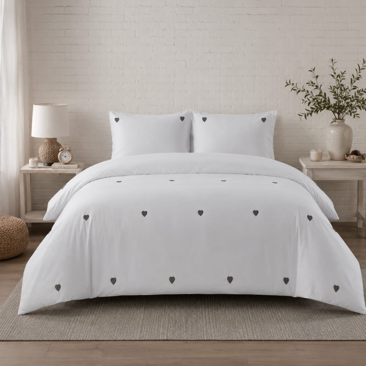 Polyester Single Bed Duvet Cover 2pcs 140cm   - default