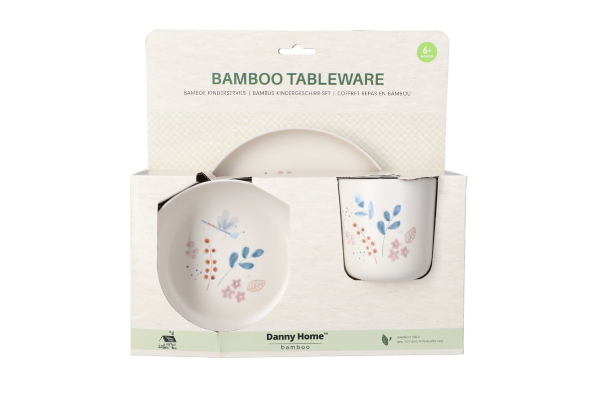 Bamboo Kiddies Tableware 3Pcs - default