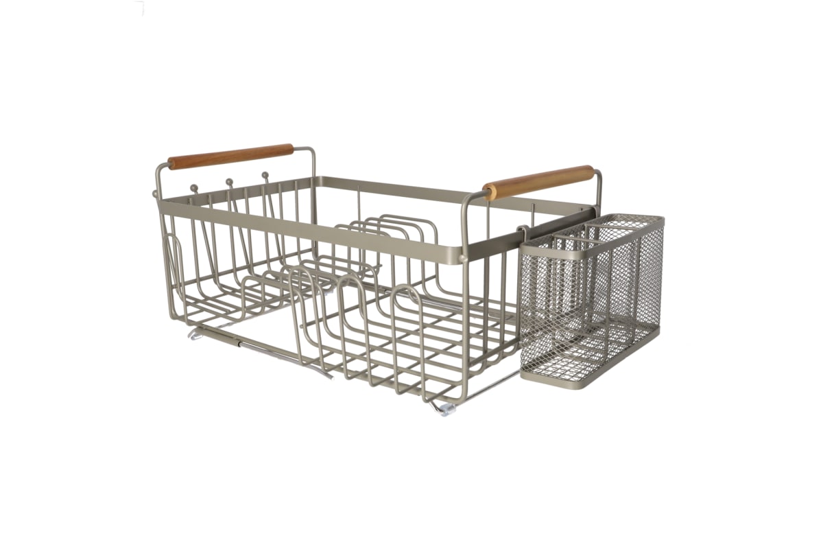 Dish Rack with Utensil Holder 52cm - default